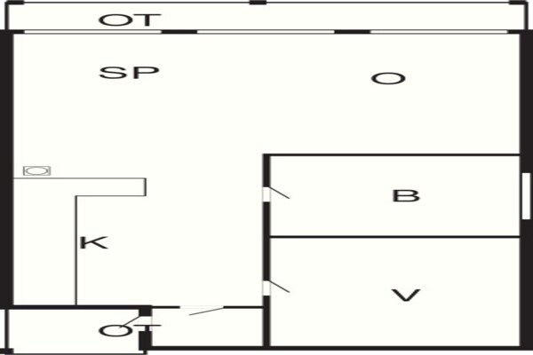 Foto van 4 persoons vakantie huis in Karrebæksminde - Vakantiehuis in Karrebæksminde - FloorPlan