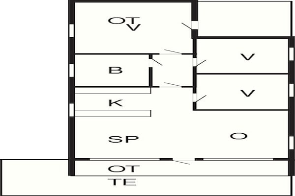 Foto van 6 persoons vakantie huis in Fjerritslev-By Traum - Vakantiehuis in Fjerritslev - FloorPlan