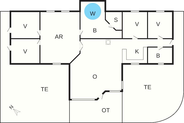 Foto van Luxe wellnessresort met spa - Vakantiehuis in Idestrup - FloorPlan