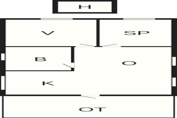 Foto van 5 persoons vakantie huis in Hovborg-By Traum - Vakantiehuis in Hovborg - FloorPlan