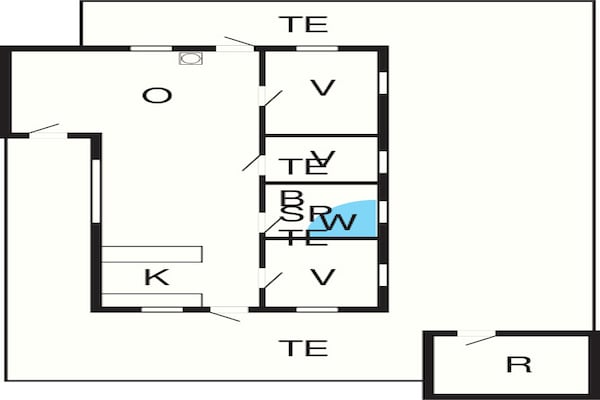 Foto van 6 persoons vakantie huis in Ålbæk - Vakantiehuis in Ålbæk - FloorPlan