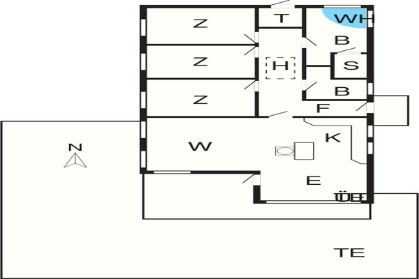 Foto van 6 persoons vakantie huis in Hadsund-By Traum - Vakantiehuis in Hadsund - FloorPlan