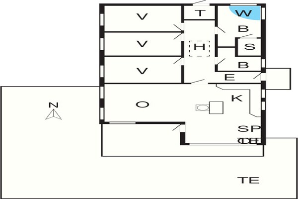 Foto van 6 persoons vakantie huis in Hadsund-By Traum - Vakantiehuis in Hadsund - FloorPlan