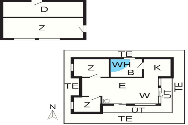 Foto van Luxe strandhuis met spa - Vakantiehuis in Hals - FloorPlan