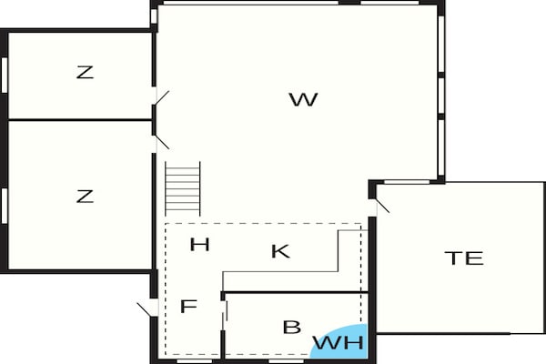 Foto van 5 persoons vakantie huis in Hovborg-By Traum - Vakantiehuis in Hovborg - FloorPlan