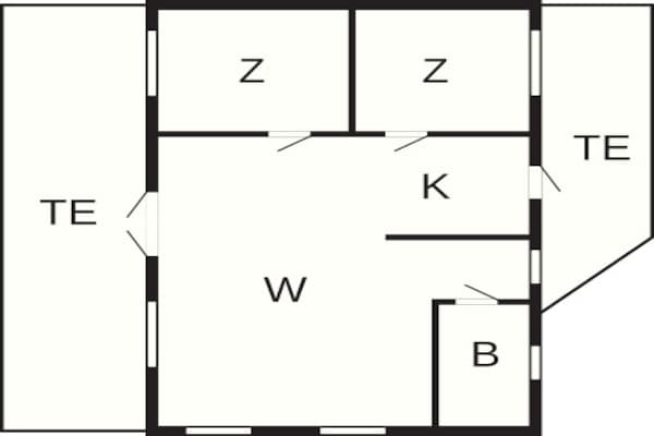Foto van 4 persoons vakantie huis in HÅCKSVIK-By Traum - Vakantiehuis in HÅCKSVIK - FloorPlan