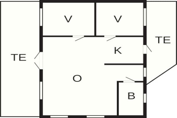 Foto van 4 persoons vakantie huis in HÅCKSVIK-By Traum - Vakantiehuis in HÅCKSVIK - FloorPlan
