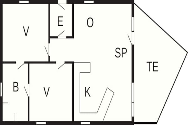 Foto van 4 persoons vakantie huis in GROEMITZ - Vakantiehuis in GROEMITZ - FloorPlan