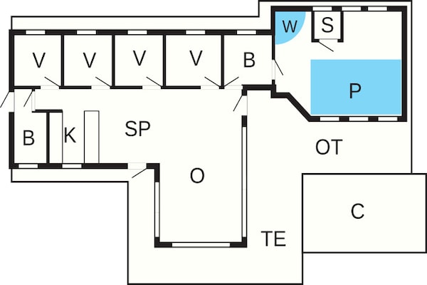 Foto van 10 persoons vakantie huis in Løgstør-By Traum - Vakantiehuis in Løgstør - FloorPlan