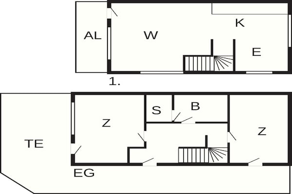 Foto van Vakantiehuis met uitzicht op de jachthaven - Vakantiehuis in Wendtorf - FloorPlan