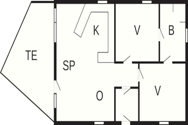 Foto van 4 persoons vakantie huis in GROEMITZ - Vakantiehuis in GROEMITZ - FloorPlan