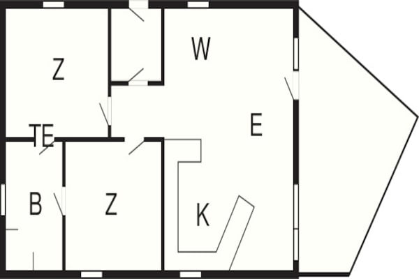 Foto van 4 persoons vakantie huis in GROEMITZ - Vakantiehuis in GROEMITZ - FloorPlan