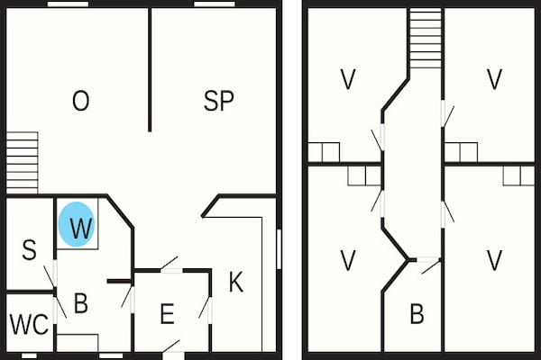 Foto van 10 persoons vakantie huis op een vakantie park in Blåvand - FloorPlan