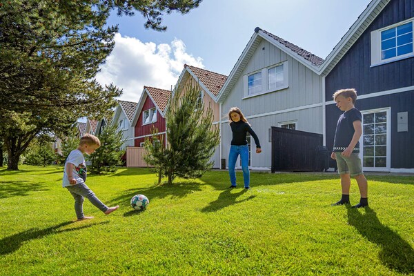 Foto van 4 persoons vakantie huis op een vakantie park in Blåvand - Outdoor