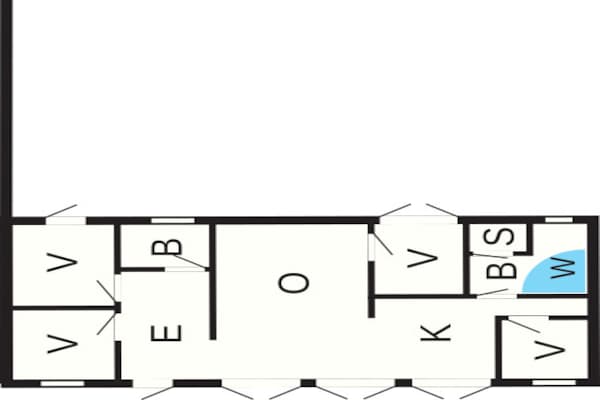 Foto van Schilderachtig toevluchtsoord in Boddum - Vakantiehuis in Hurup Thy - FloorPlan