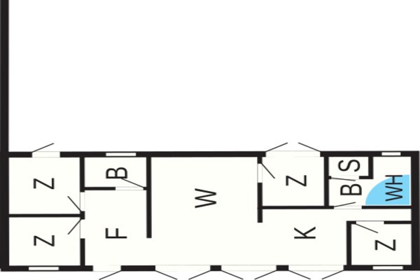 Foto van Schilderachtig toevluchtsoord in Boddum - Vakantiehuis in Hurup Thy - FloorPlan