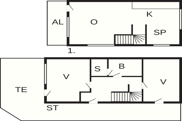 Foto van Vakantiehuis met uitzicht op de haven - Vakantiehuis in Wendtorf - FloorPlan