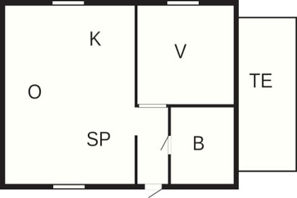 Foto van 4 persoons vakantie huis in HOVA-By Traum - Vakantiehuis in HOVA - FloorPlan