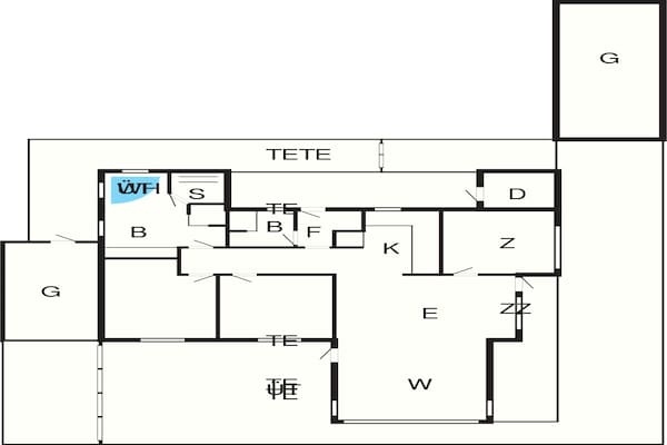 Foto van 6 persoons vakantie huis in Brovst-By Traum - Vakantiehuis in Brovst - FloorPlan