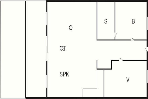 Foto van 4 persoons vakantie huis in Großenbrode - Vakantiehuis in Großenbrode - FloorPlan