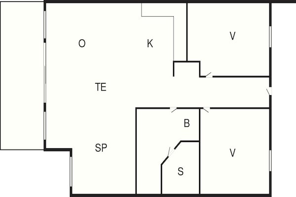 Foto van 6 persoons vakantie huis in Großenbrode - Vakantiehuis in Großenbrode - FloorPlan