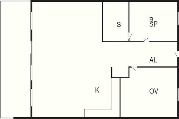Foto van 4 persoons vakantie huis in Großenbrode - Vakantiehuis in Großenbrode - FloorPlan