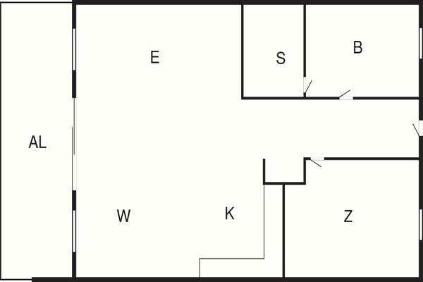 Foto van 4 persoons vakantie huis in Großenbrode - Vakantiehuis in Großenbrode - FloorPlan