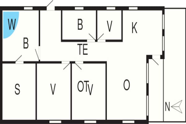 Foto van Luxe vakantieverblijf nabij Kvie So - Vakantiehuis in Ansager - FloorPlan
