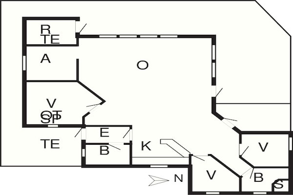 Foto van 10 persoons vakantie huis in Harboøre-By Traum - Vakantiehuis in Harboøre - FloorPlan