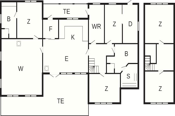 Foto van 12 persoons vakantie huis in Fåvang-By Traum - Vakantiehuis in Fåvang - FloorPlan