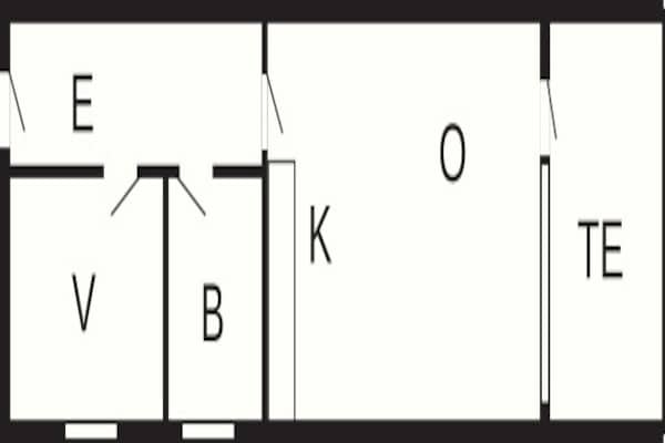 Foto van 4 persoons vakantie huis op een vakantie park in Fanø - FloorPlan