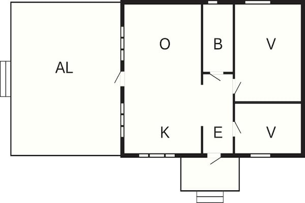 Foto van 4 persoons vakantie huis in Byxelkrok-By Traum - Vakantiehuis in Byxelkrok - FloorPlan