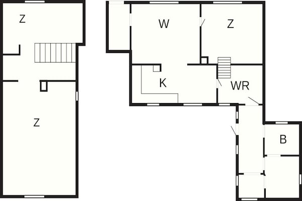 Foto van 5 persoons vakantie huis in Løkken-By Traum - Vakantiehuis in Løkken - FloorPlan