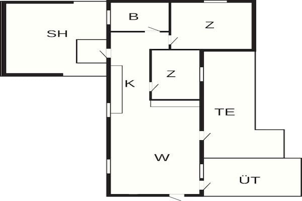Foto van 4 persoons vakantie huis in Vordingborg-By Traum - Vakantiehuis in Vordingborg - FloorPlan