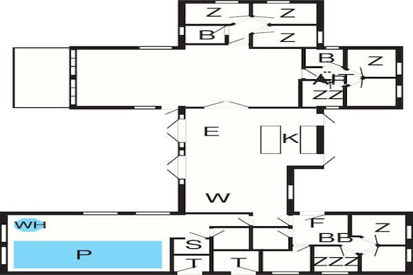 Foto van 26 persoons vakantie huis in Frørup - Vakantiehuis in Frørup - FloorPlan