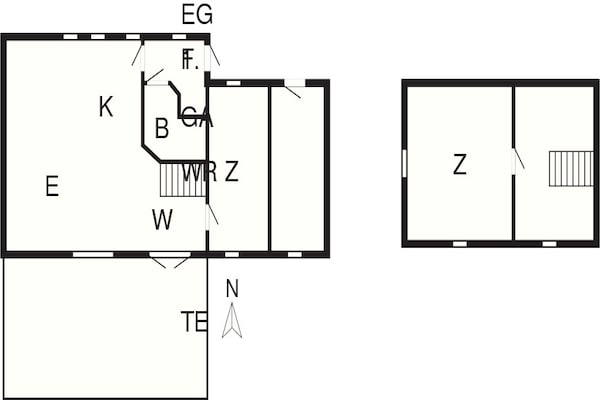 Foto van 5 persoons vakantie huis in Øster Assels-By Traum - FloorPlan