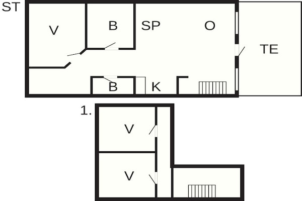 Foto van 6 persoons vakantie huis in Brovst-By Traum - Vakantiehuis in Brovst - FloorPlan