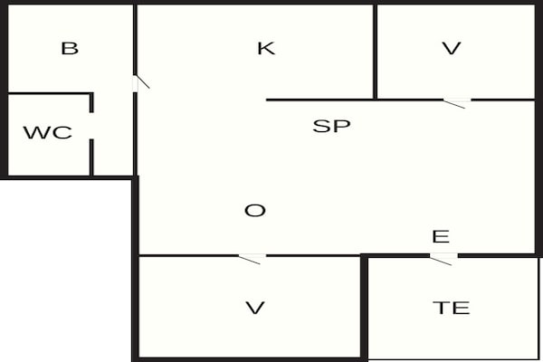 Foto van 5 persoons vakantie huis in Mörbylånga-By Traum - Vakantiehuis in Mörbylånga - FloorPlan