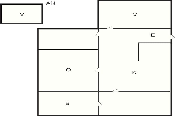 Foto van 4 persoons vakantie huis in TJÖRNARP - Vakantiehuis in TJÖRNARP - FloorPlan