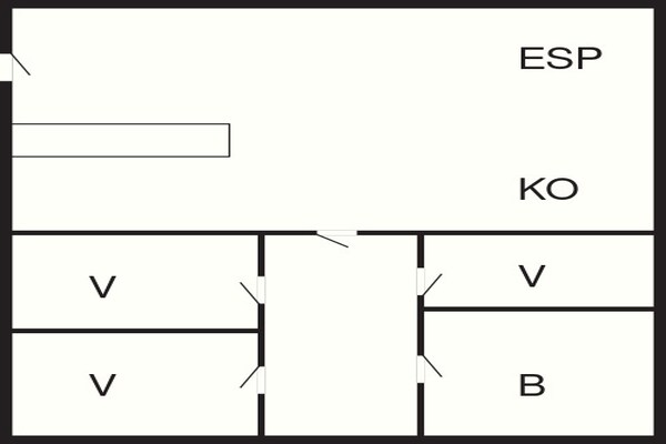 Foto van 6 persoons vakantie huis in Hjørring-By Traum - Vakantiehuis in Hjørring - FloorPlan