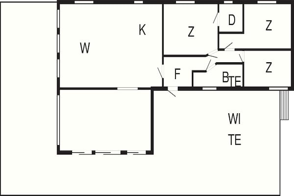 Foto van 6 persoons vakantie huis in Hvide Sande-By Traum - Vakantiehuis in Hvide Sande - FloorPlan