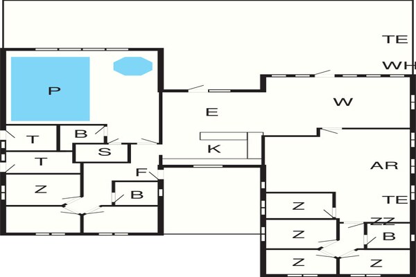 Foto van 18 persoons vakantie huis in Faaborg - Vakantiehuis in Faaborg - FloorPlan