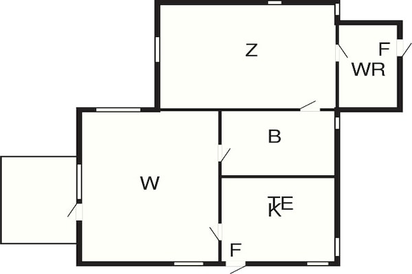 Foto van 4 persoons vakantie huis in GAMLEBY-By Traum - Vakantiehuis in GAMLEBY - FloorPlan