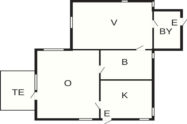 Foto van 4 persoons vakantie huis in GAMLEBY-By Traum - Vakantiehuis in GAMLEBY - FloorPlan