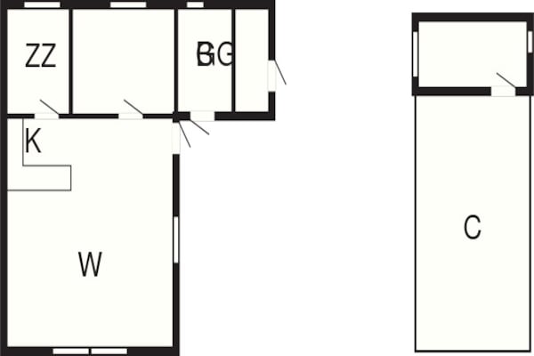 Foto van 4 persoons vakantiehuis in Løkken - Vakantiehuis in Løkken - FloorPlan