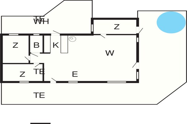 Foto van 6 persoons vakantie huis in Ebeltoft-By Traum - Vakantiehuis in Ebeltoft - FloorPlan
