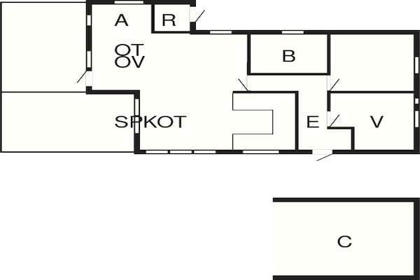 Foto van 4 persoons vakantie huis in Oksbøl-By Traum - Vakantiehuis in Oksbøl - FloorPlan