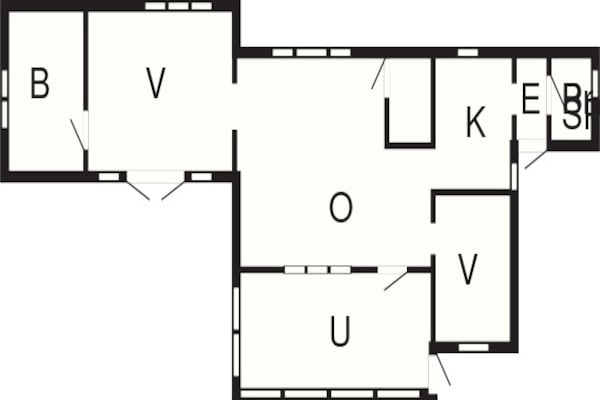 Foto van 4 persoons vakantie huis in SKÅNES-FAGERHULT - Vakantiehuis in SKÅNES-FAGERHULT - FloorPlan