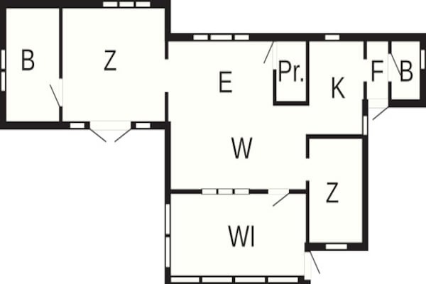Foto van 4 persoons vakantie huis in SKÅNES-FAGERHULT - Vakantiehuis in SKÅNES-FAGERHULT - FloorPlan