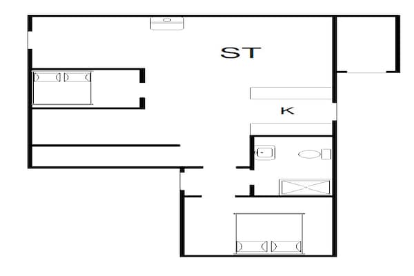 Foto van Gezellig strandverblijf -- By Traum Ferienwohnungen - FloorPlan